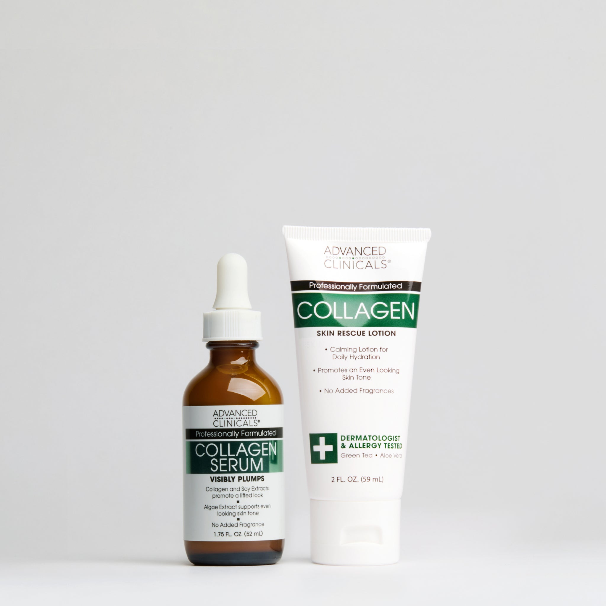 Collagen Serum +  Travel Size Cream Bundle