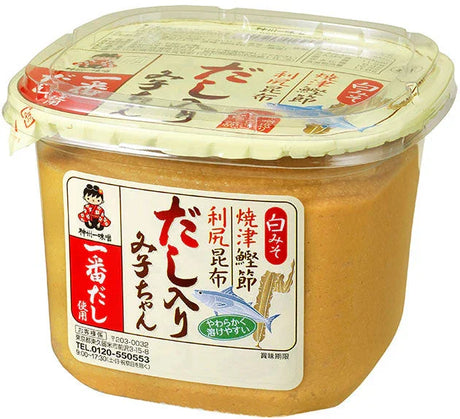 SHINSHU-ICHI DASHI IRI SHIRO MISO MIKO-CHAN ICHIBAN DASHI 29.98OZ - GOHAN Market
