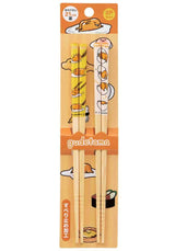 GUDETAMA BAMBOO CHOPSTICKS 2PCS SET SHAKING EGG