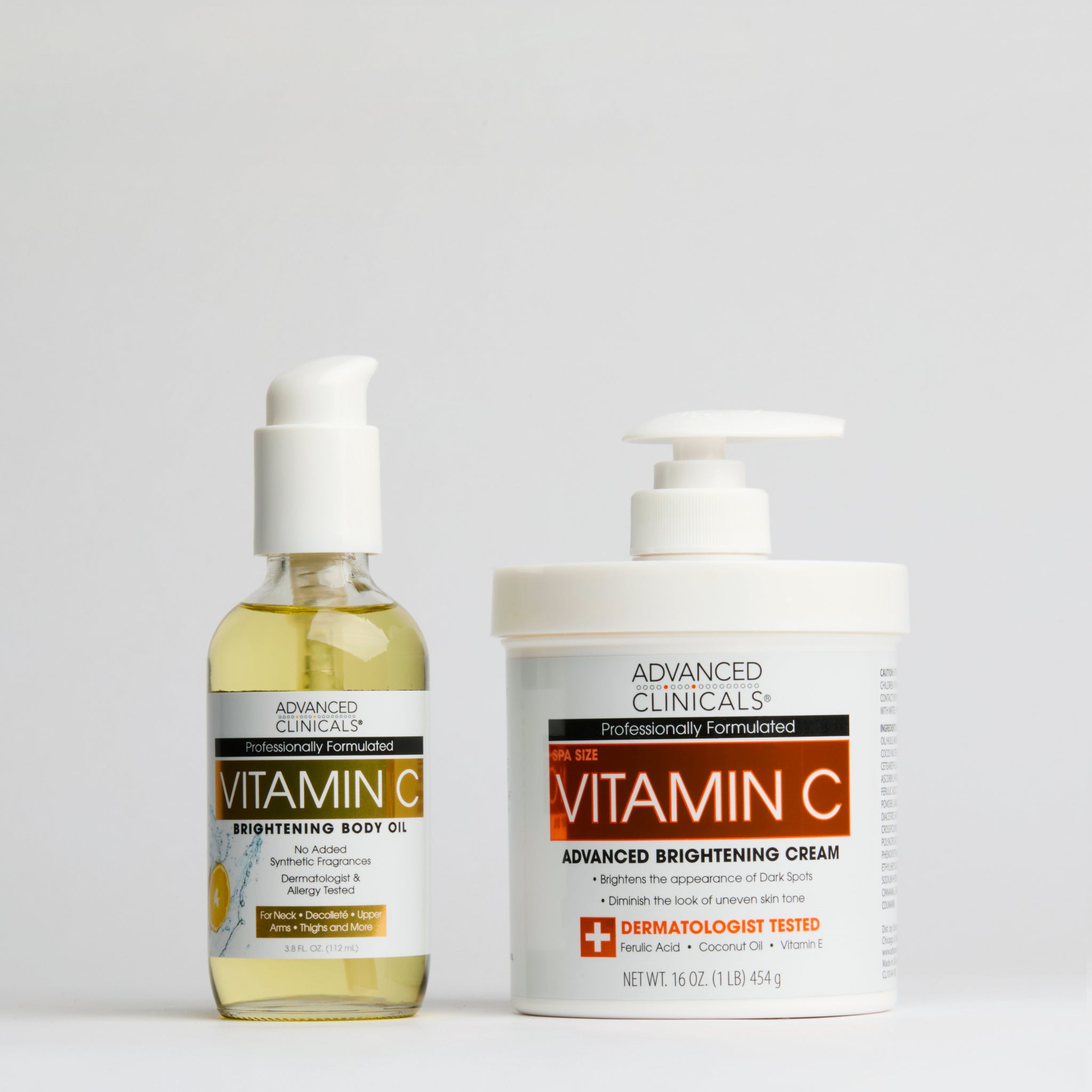 Vitamin C Body Cream + Body Oil Bundle