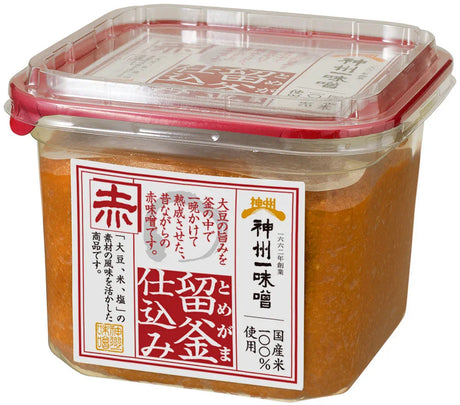 SHINSHU-ICHI MUTENKA TOMEGAMA MISO RED 26.45OZ/750G - GOHAN Market
