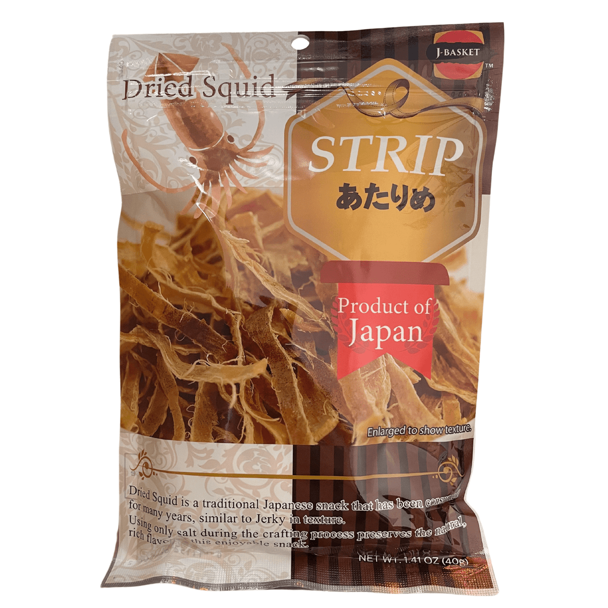 JB DRIED SQUID STRIP ATARIME 1.41OZ/40G