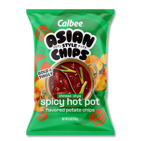 CALBEE ASIAN STYLE CHIPS CHINESE STYLE SPICY HOT POT 6.00 OZ - GOHAN Market
