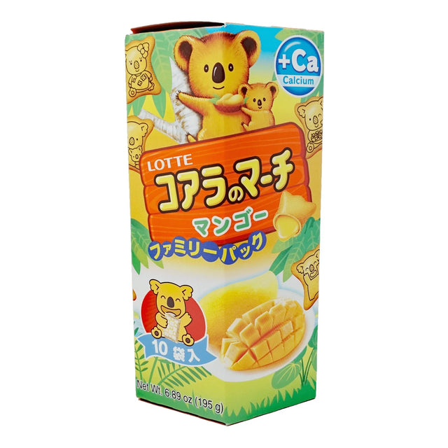 LOTTE KOALA'S MARCH FAMILY PACK 10P MANGO 6.89OZ/195G