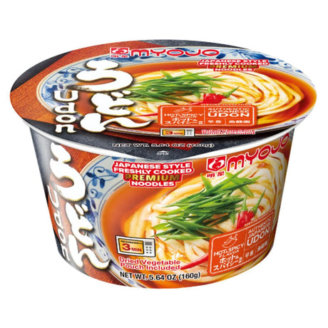 MYOJO BOWL UDON HOT 5.64OZ/160G - GOHAN Market