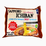 SAPPORO ICHIBAN BEEF FLAVOR NOODLE 3.5OZ/100 - GOHAN Market