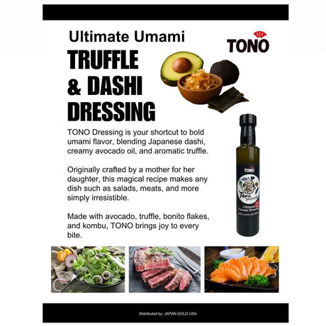 TONO UMAMI DRESSING 8.45OZ/250ML - GOHAN Market