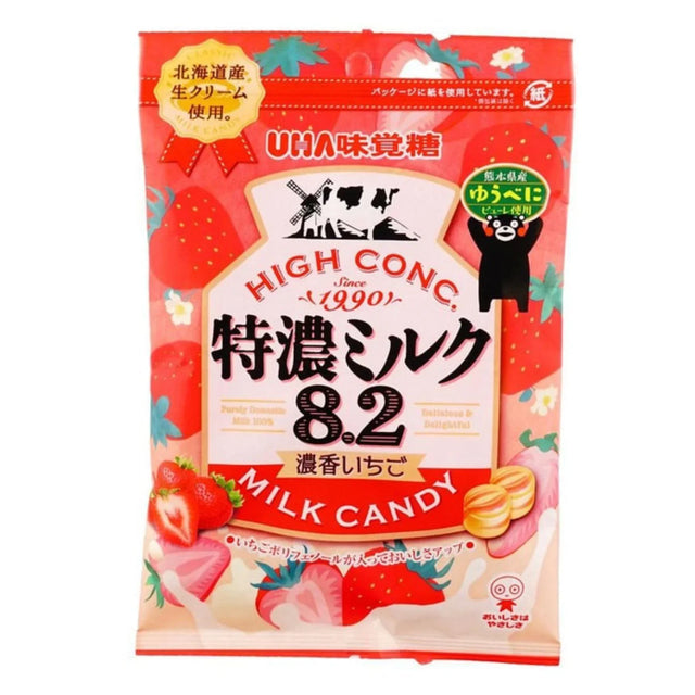 UHA MIKAKUTO TOKUNOU MILK STRAWBERRY 2.53OZ/72G - GOHAN Market