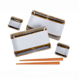 6PC PLATE/DISH/CHOPSTICK SET