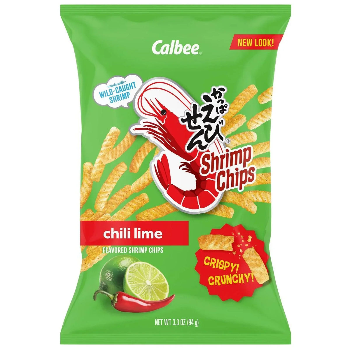 CALBEE SHRIMP CHIPS CHILI LIME 3.3 OZ/94G - GOHAN Market