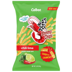 CALBEE SHRIMP CHIPS CHILI LIME 3.3 OZ/94G - GOHAN Market