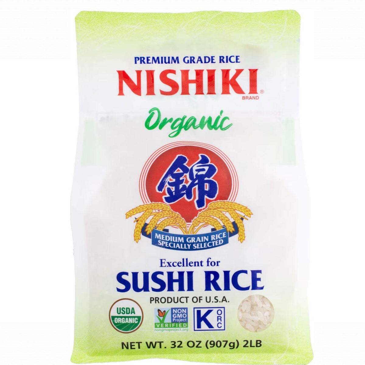 NISHIKI ORGANIC PREMIUM RICE 2LB/907G - GOHAN Market