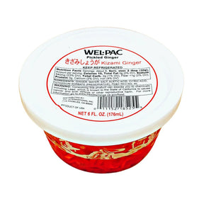 WEL-PAC KIZAMI SHOGA PICKLED GINGER 6FLOZ/176ML