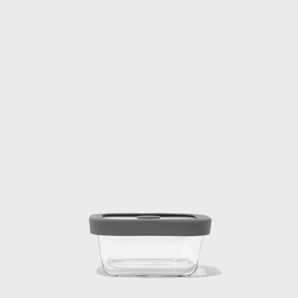 Square Glass Food Storage Containers (Set of 4)