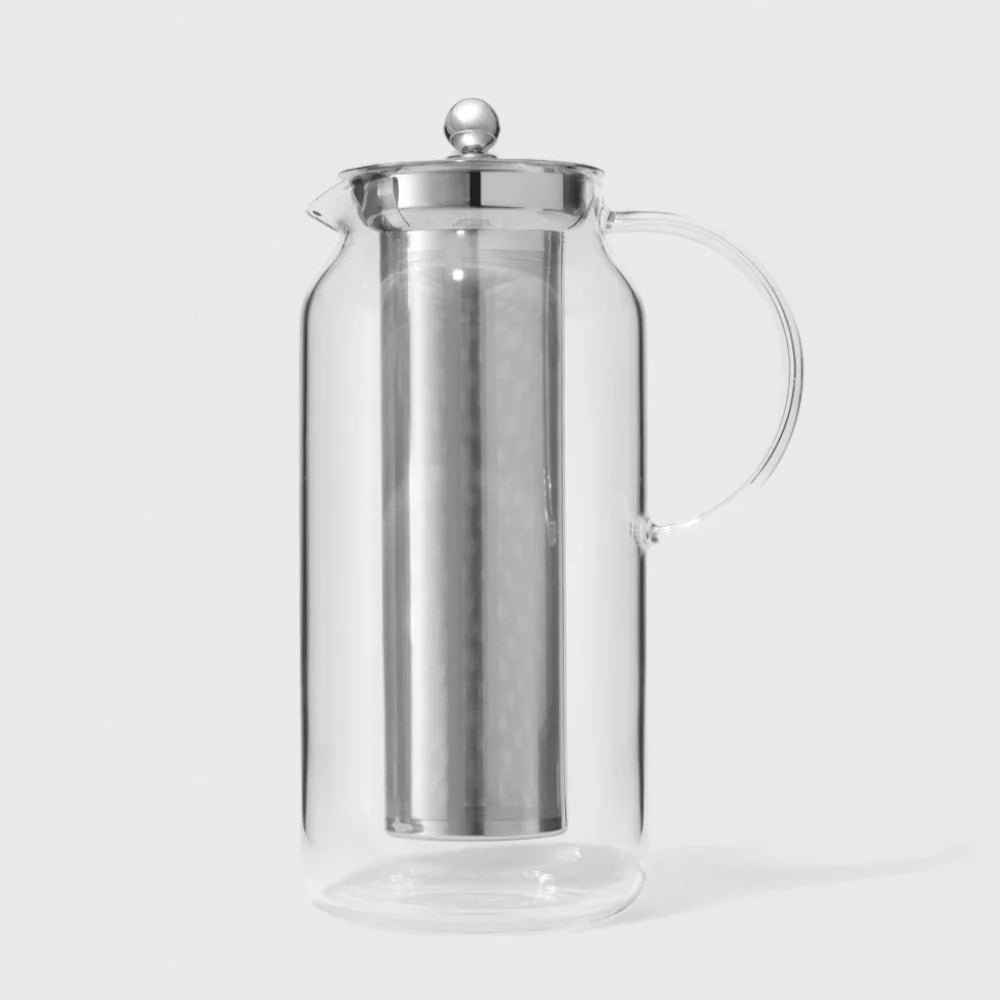 Tea & Water Glass Pitcher with Infuser