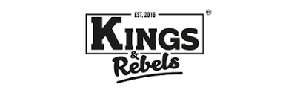 Logo Kings&Rebels - verlinkt auf Kollektion von Kings&Rebels
