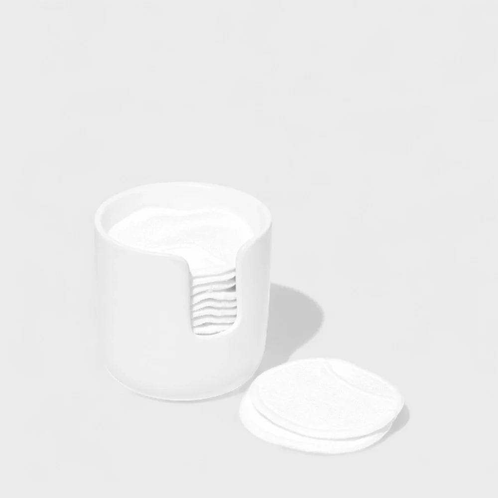 Stoneware Cleansing Rounds Holder