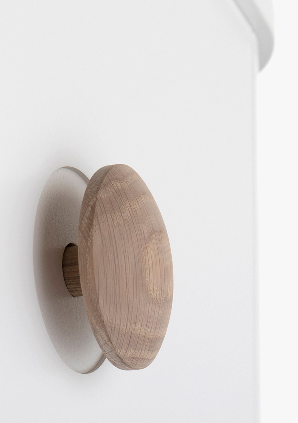 'Wood' Multi-Schrank 3-türig weiss / Eiche