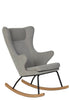 Schaukelstuhl Erwachsene 'De Luxe' Sand Grey