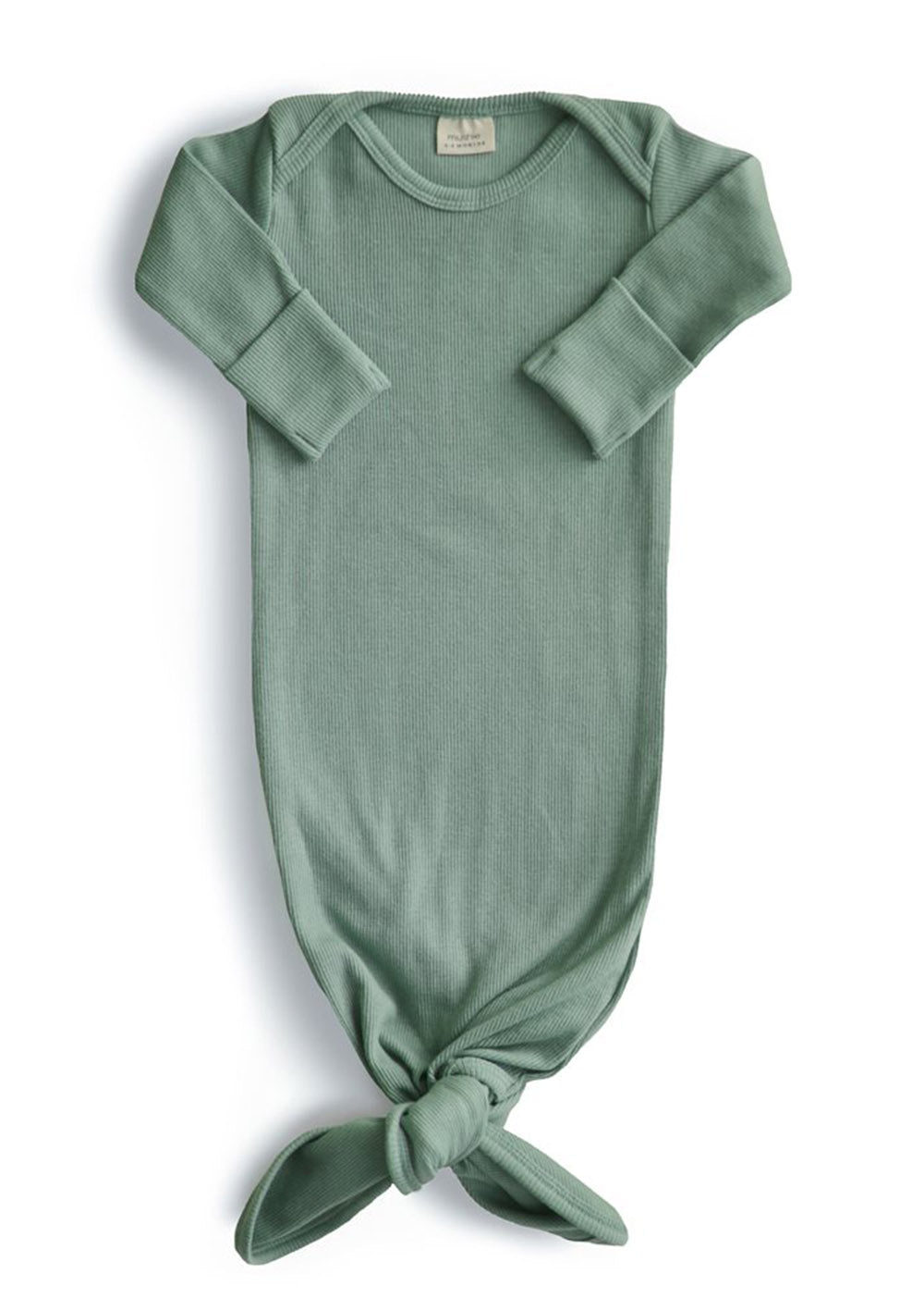 Geknotetes Babykleid roman green