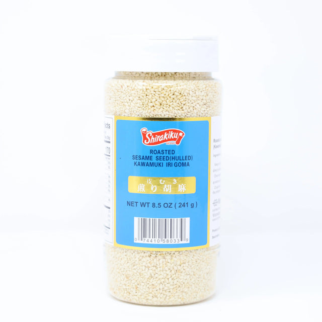 SHIRAKIKU ROASTED SESAME SEED HULLED KAWAMUKI IRI GOMA 8.5OZ/241G